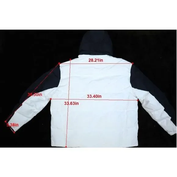 Polo Ralph Lauren Big Pony White Hooded Down Puffer Jacket Big & Tall Mens 4XLT - Picture 6 of 12